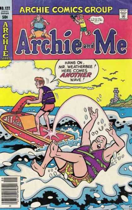 Archie and Me 122 - Jet Star - Ocean - Wave - Lighthouse - Life Jacket - Stan Goldberg