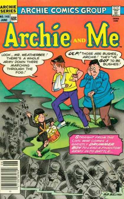 Archie and Me 145 - Archie Comics - Archie - Mr Weatherbee - Civil War Soldiers - Drummer Boy