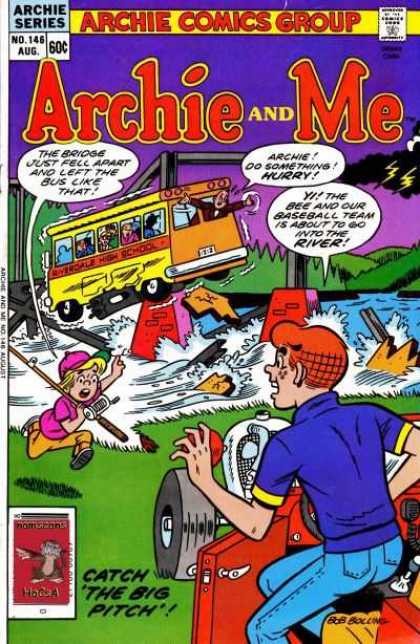 Archie and Me 146 - Broken Bridge - Bus - Fishing - Save - Archie