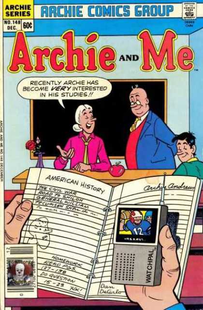 Archie and Me 148 - December - Archie And Me - School Room - Handheld Tv - Teacher