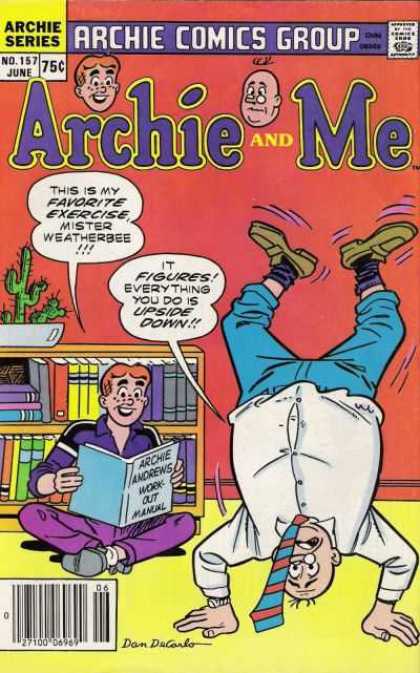 Archie and Me 157 - June - Cactus - Speech Bubble - Upside Down - 75 Cents
