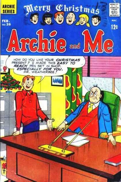Archie and Me 26 - Archie - Mr Weatherbee - Principals Office - Christmas Tree - Desk