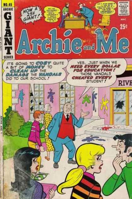 Archie and Me 45 - Giant Series - Vandalism - School - Students - Faculty