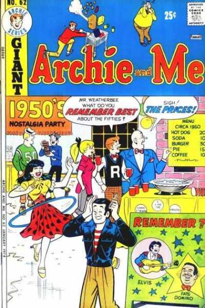 Archie and Me 62 - No 62 - 1950s Nostalgia Pary - 50s Prices - Veronica - Hula Hoop