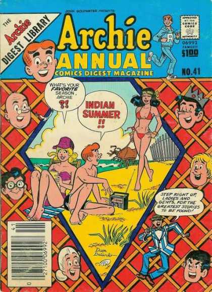 Archie Annual Digest 41 - The Archie Digest Library - No 41 - 100 - Indian Summer - Beach