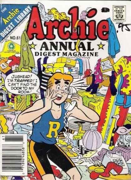 Archie Annual Digest 61 - Boy - Bedroom - Boxes - Clothes - Laundry - Dan Parent
