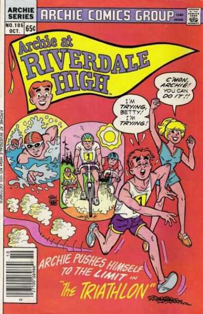 Archie at Riverdale High 105 - Swimming - Competition - Betty - Running - Biking - Stan Goldberg
