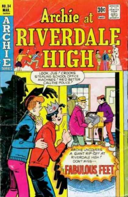 Archie at Riverdale High 34 - Archie - Archie Comics - Riverdale Hight - High School - Fabulous Feet