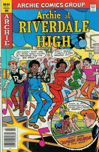 Archie at Riverdale High 64 - Dance - Dancing - Black Guy And Girl - Baloons - School