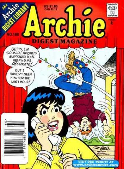 Archie Comics Digest 160 - Approved By The Comics Code - Woman - Man - Visit Our Website - Betty Im So Mad