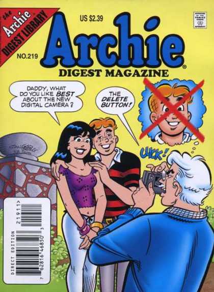Archie Comics Digest 219 - Laugh - Veronica - Mr Lodge - Camera - Posing
