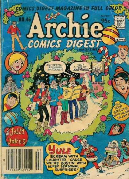 Archie Comics Digest 46 - Comics Digest Magazine - Christmas - Jolly Jokes - Betty - Archie