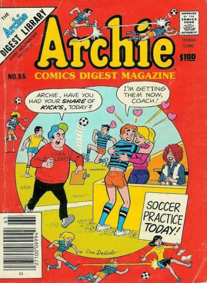 Archie Comics Digest 65 - Library - No 66 - Soccer Practice Today - Gmm - Coach