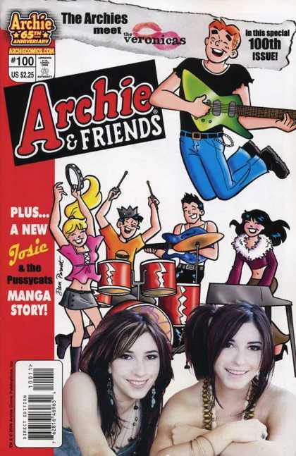 Archie & Friends 100 - Veronicas - Guitar - Josie - Pussycats - Manga