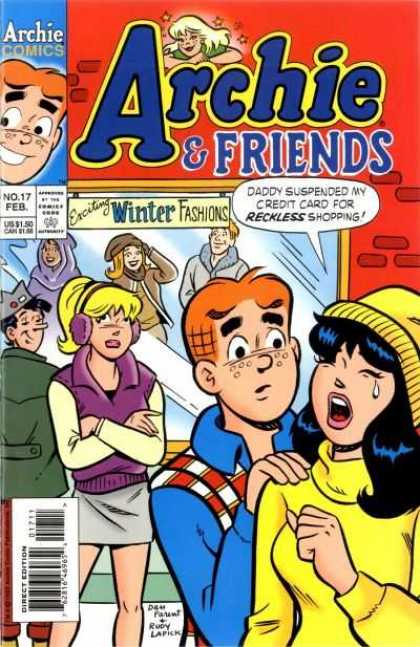 Archie & Friends 17 - Betty - Veronica - Winter Fashions - Shopping - Crying