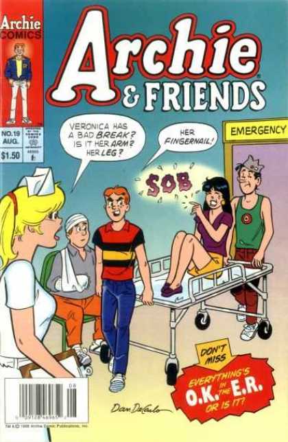 Archie & Friends 19 - Broken Fingernail - Jughead - Emergency Room - Everythings Ok In The Er - Nurse Betty