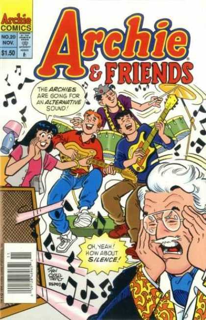 Archie & Friends 20 - Archie Comics - No 20 Nov - 150 - Stan Cold Berg - The Archies Are Going For Alternative Sound