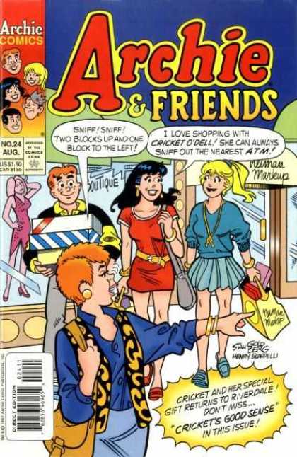 Archie & Friends 24 - Shopping - Cricket Odell - Atm - Crickets Good Sense - Bags