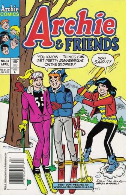 Archie & Friends 34 - Archie Comics - Man - Woman - Tree - Snow
