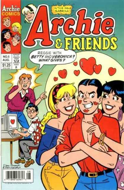Archie & Friends 5 - Speech Bubble - Veronica - Betty - Sabrina - Hearts