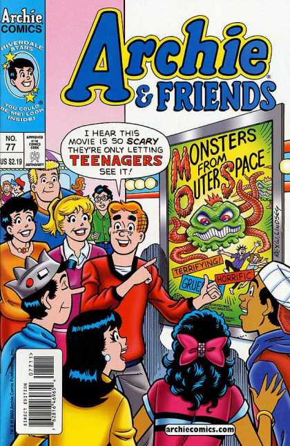 Archie & Friends 77 - Riverdale Stars - Teenagers - Monsters From Outer Space - Archiecomicscom