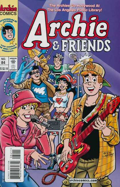 Archie & Friends 84 - Los Angeles Public Library - Jughead - Veronica - Betty - Guitar