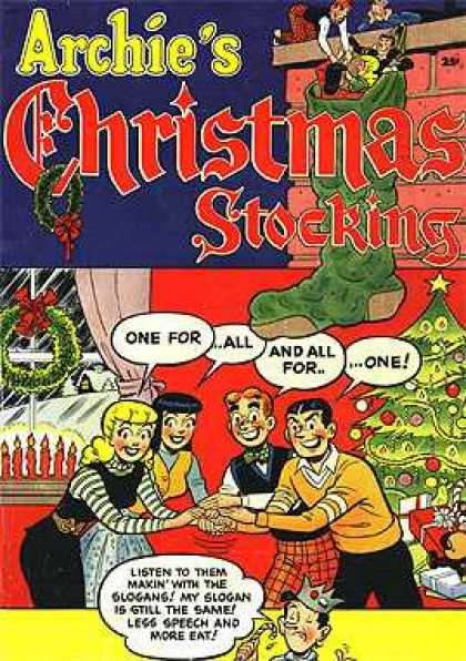 Archie Giant Series 1 - Christmas Tree - Wreath - Stocking - One For All And All For One - Candles