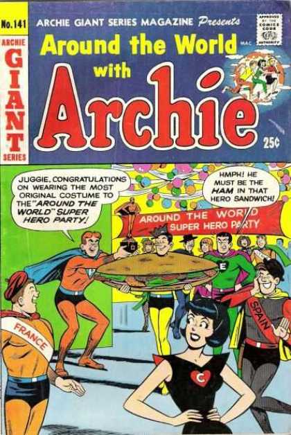 Archie Giant Series 141 - Party - Super Hero - Giant - France - Spain