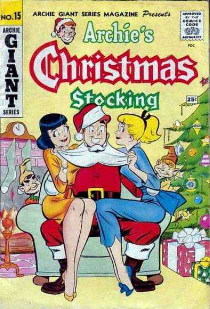 Archie Giant Series 15 - Betty - Veronica - Christmas Tree - Elves - Stockings