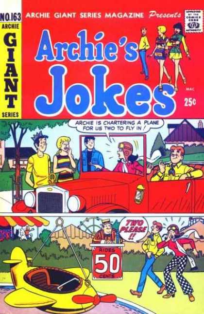 Archie Giant Series 163 - Jokes - Betty U0026 Veronica - Red Jeep - Jughead - Reggie