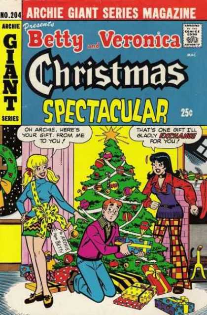 Archie Giant Series 204 - Christmas Confusion - Jealous Friend - Girly Gifts Galore - Confused Guy - Special Girlfriends Gift
