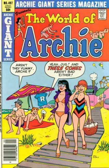Archie Giant Series 497 - Archie - Cones - Yummy - On The Beach - Carnival
