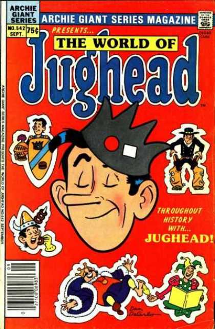 Archie Giant Series 542 - The World Of Jughead - Cowboy - Knight - Viking - King