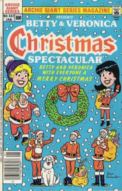 Archie Giant Series 547 - Betty - Veronica - Christmas - Santa - January