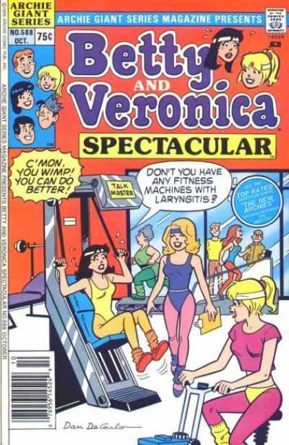 Archie Giant Series 588 - Betty - Veronica - Spectacular - Talk Master - Fitness