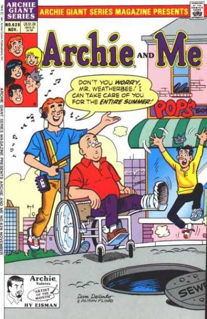 Archie Giant Series 626 - Man - Wheelchair - Jughead - Betty - Veronica