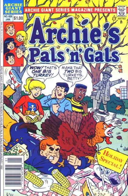Archie Giant Series 628 - January - Pals N Gals - Betty - Statue - Turkey