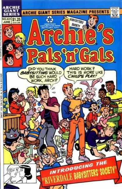 Archie Giant Series 631 - Pals And Gals - Boys - Girls - Babys - Comics Code