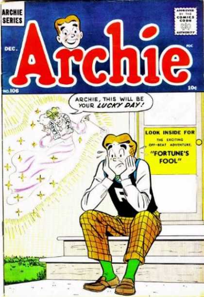 Archie 106 - Archie Series - Lucky Day - Red - Blue - Gold