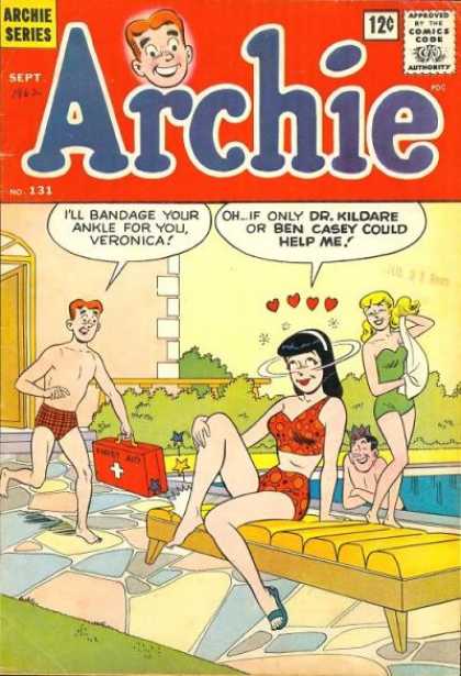 Archie 131 - Riverdale High - Veronica - Betty - Jughead - Pool Party