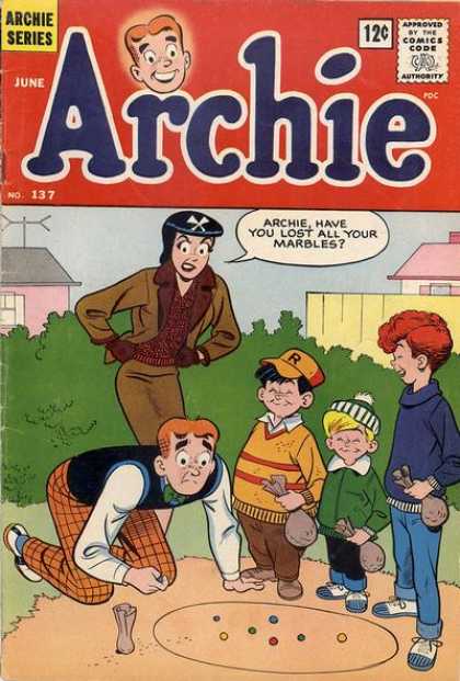 Archie 137 - Veronica - Marbles - Game - Children - Bag