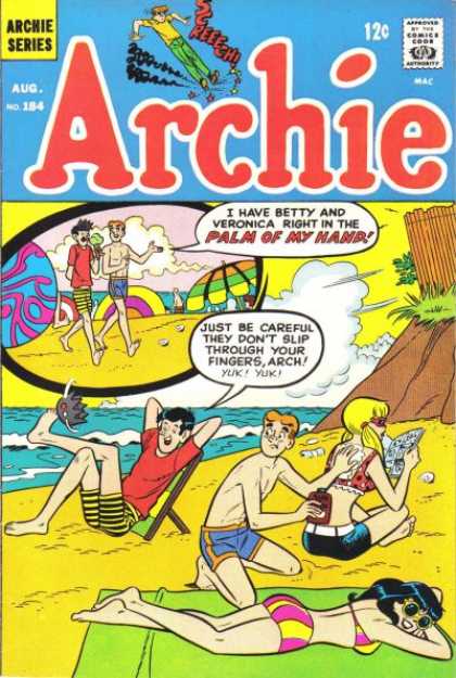 Archie 184 - No 184 - Sun Tanning - Beach - Sun Tan Lotion - Cliff