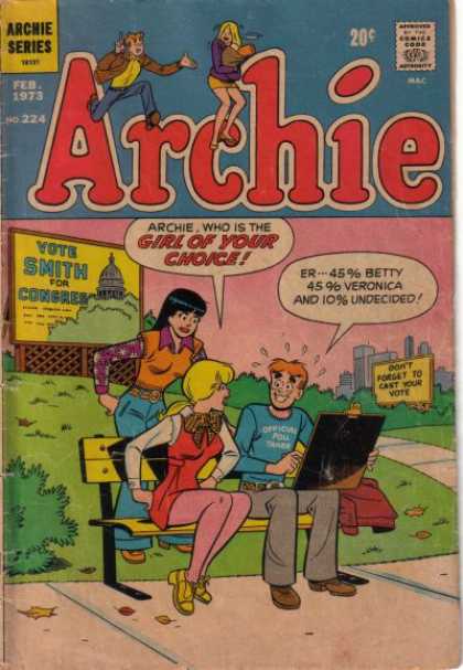 Archie 224 - Girl - Choice - Sign - Vote Smith For Congress - Undecided