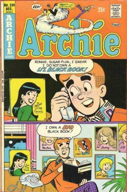 Archie 249 - Telephone Reciver - Book - Photo Frame - Sugar - Table