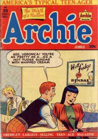 Archie 35 - No 35 - Teenage - Mirth Of A Nation - Nov Dec - Hot Fudge