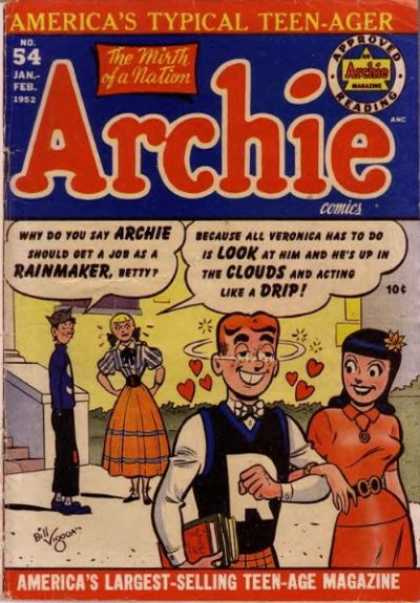 Archie 54 - Betty - Veronica - Rainmaker - Hearts - Drip