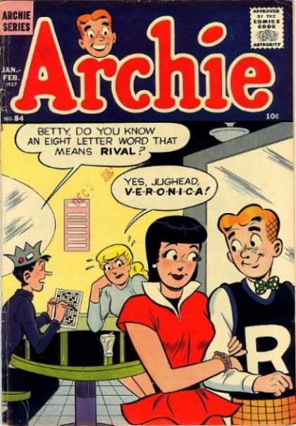 Archie 84 - Archie - Betty And Veroica - Jughead - Jealous - Rivals