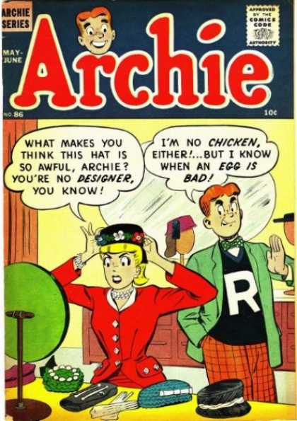 Archie 86 - May-june - 10c - No86 - Archie Series - Comics Code A