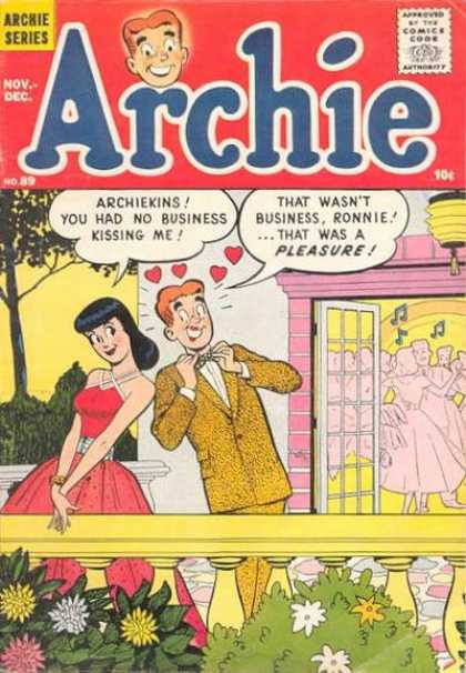 Archie 89 - Ronnie - Pleasure - Hearts - Kissing - Window