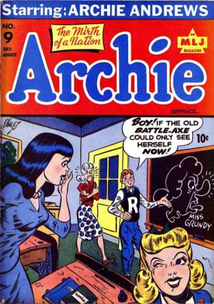 Archie 9 - Boy - The Mirth Of A Nation - Blackboard - Angry - Blush